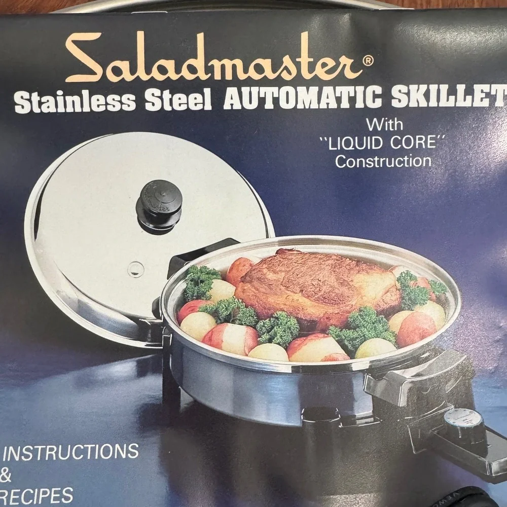 NEW Saladmaster Automatic Skillet Liquid Core Stainless Steel Professional Grade - Picture 4 of 10